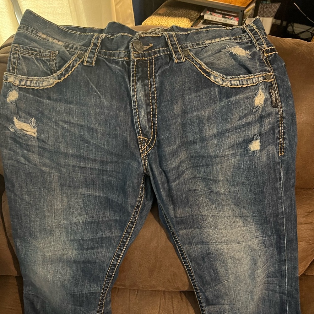 Men’s Silver Jeans